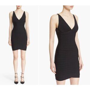Herve Leger Signature Essentials Cocktail Bandage Dress - Size S